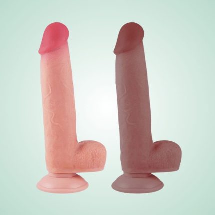 Pênis Super Realístico Dupla Camada - Ventosa Removível - 21,7 X 5,0cm - SI